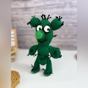 Handmade Thorny The Cactus Crochet Amigurumi Doll